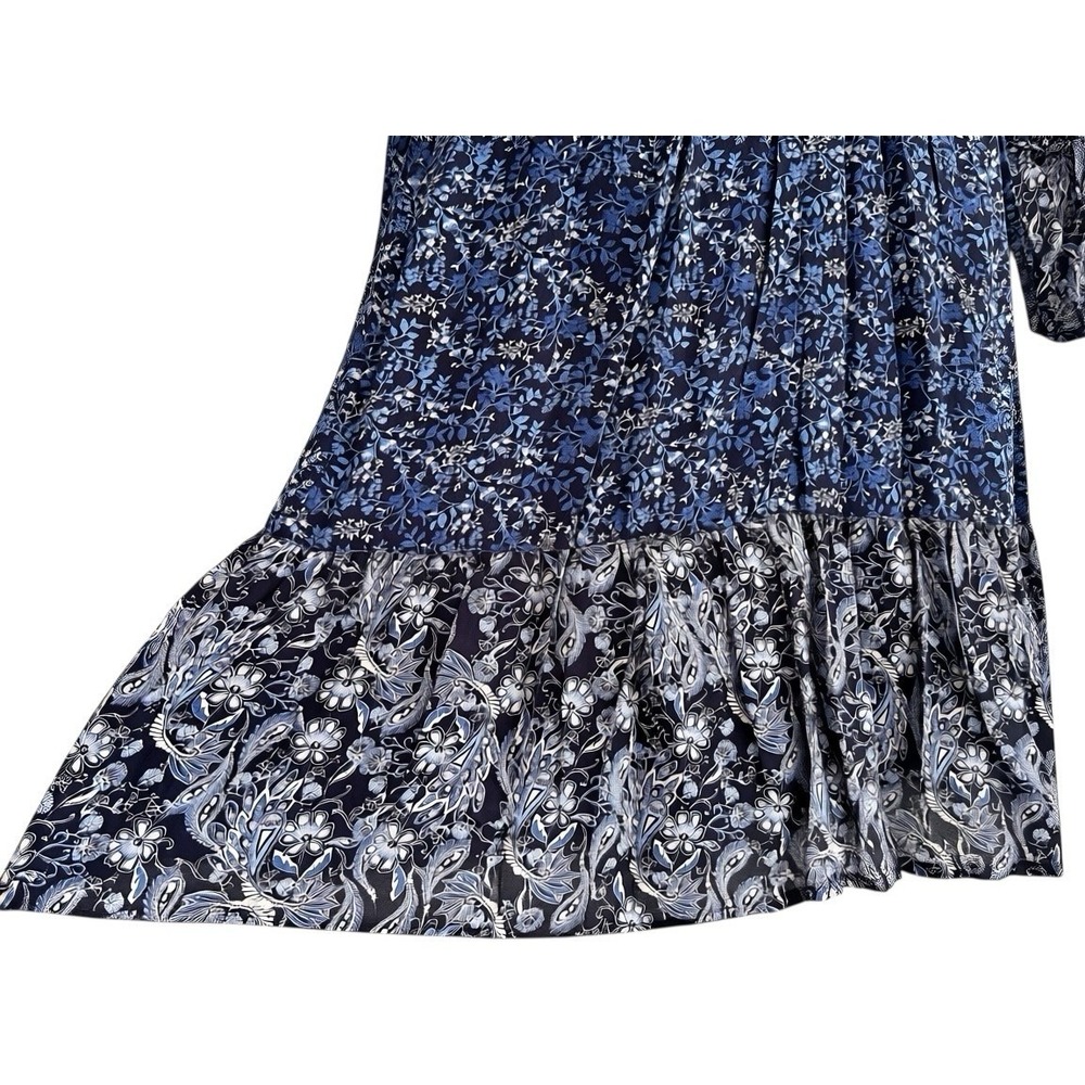 Sundance Tunic Dress M Boho Embroidered India Pockets Peasant Festival Flowy - Picture 8 of 14